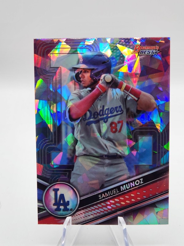 2022 Bowman’s Best #TP-24 Samuel Munoz Atomic Refractor Top Prospects