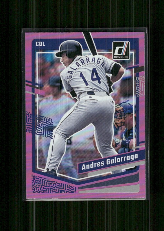 2023 Donruss Holo Pink #228 Andres Galarraga Holo Pink