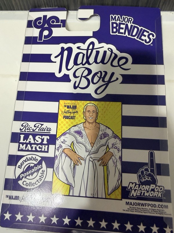 Major Bendies Macho Man, Ric Flair Last Match, Jeff Jarret Figure Lot (3) WWF gallery