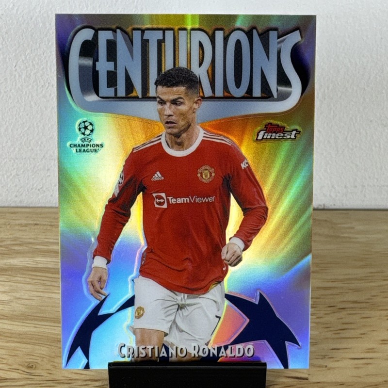 2021-22 Topps Finest UEFA Champions 1998 Centurions Cristiano Ronaldo Portugal