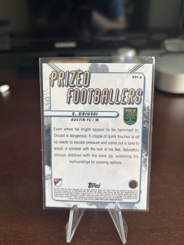 2023 Finest MLS Prized Footballers Fusion Yellow & Red Sebastian Driussi + Other gallery