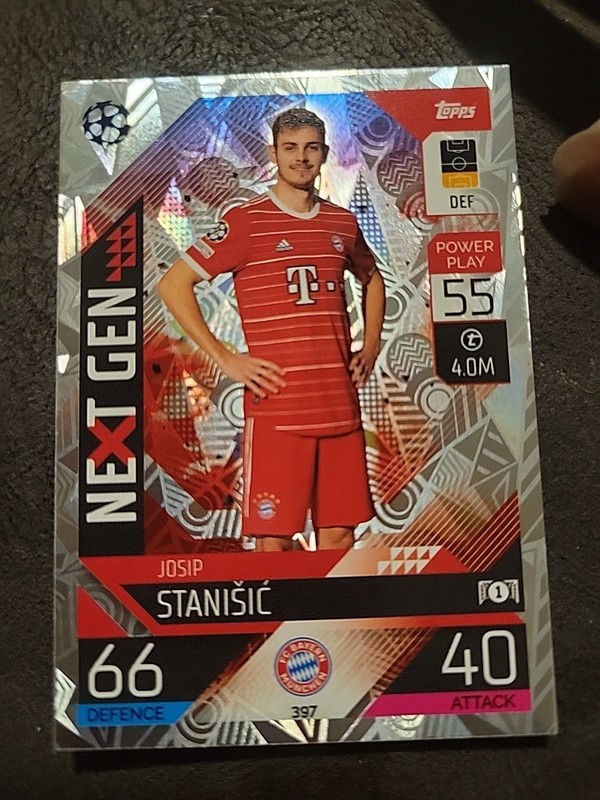 2022-23 Topps Match Attax UEFA Club Competitions – Next Gen Josip Stanisic #397