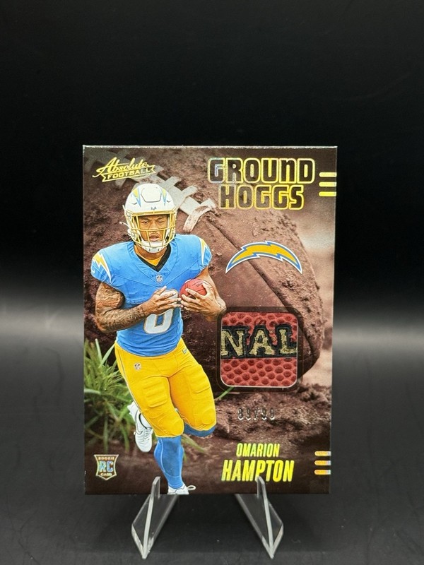 2025 Panini Absolute Omarion Hampton Ground Hoggs Materials Patch (RC) /99