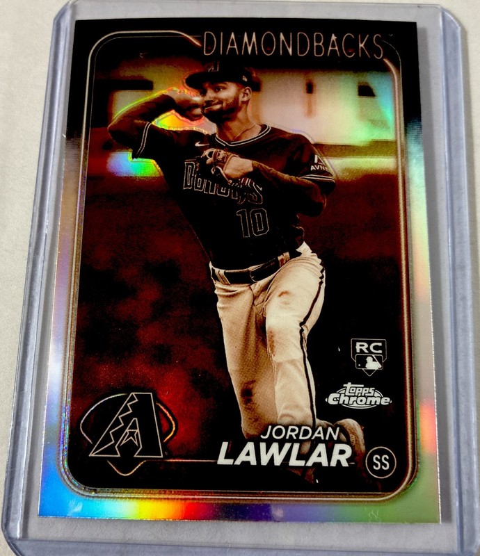 2024 Topps Chrome – Jordan Lawlar #229 Sepia Refractor (RC)