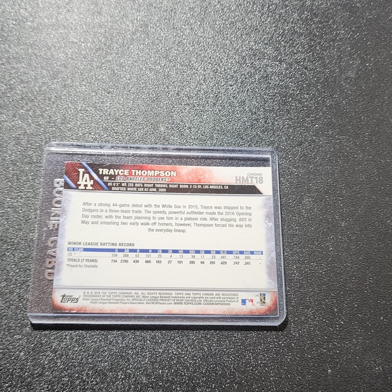 2016 Topps Chrome Update - Trayce Thompson #HMT18 (RC) gallery