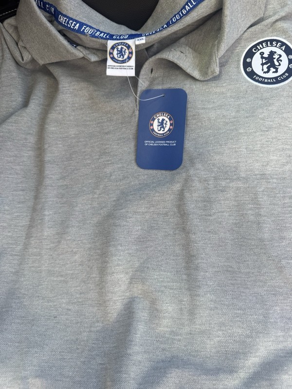 Chelsea FC Grey Polo – XXL