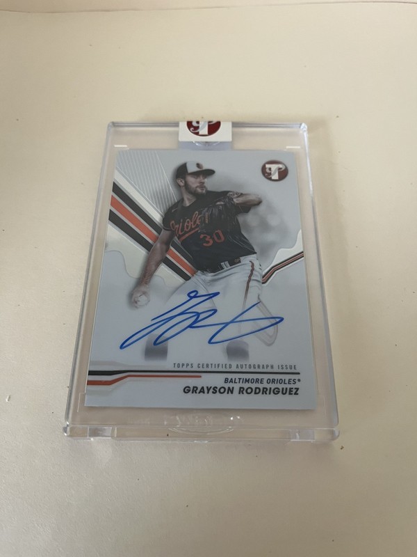 GRAYSON RODRIGUEZ 2024 TOPPS PRISTINE AUTO #PA-GR ORIOLES Q4444