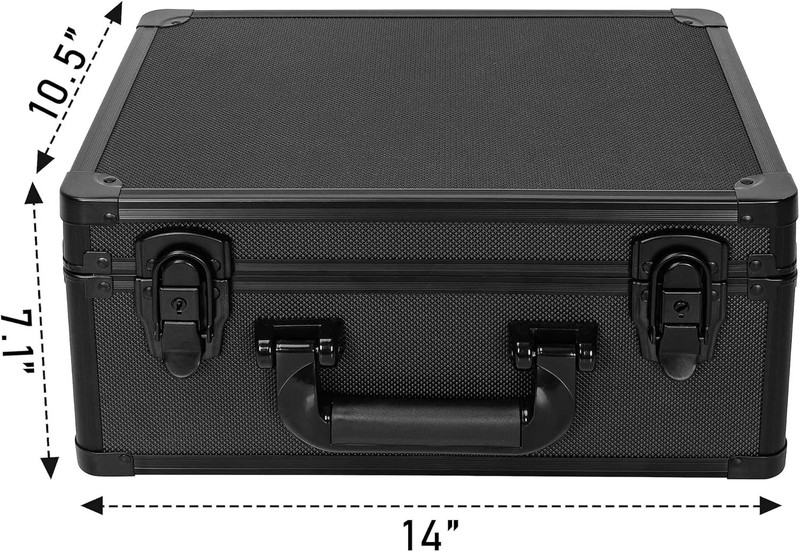 Graded Card Case - Aluminum Alloy Graded Card Storage Box Compatible with 100 Ca gallery