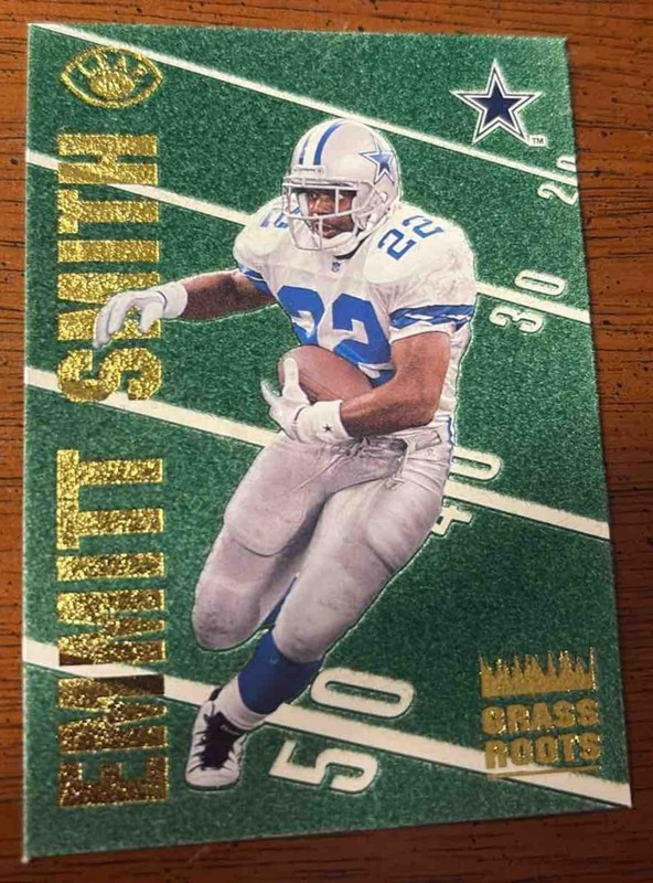 1996 Donruss Emmitt Smith Grass Roots Promo Card /5000