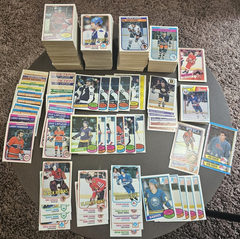 1980s NHL Topps O-Pee-Chee MID GRADE Hockey Trading Card Lot of 850+ *1980,81,82