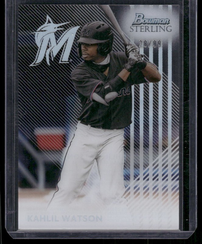 2022 Bowman Sterling #ST-KW Kahlil Watson Sterling Tek #/99