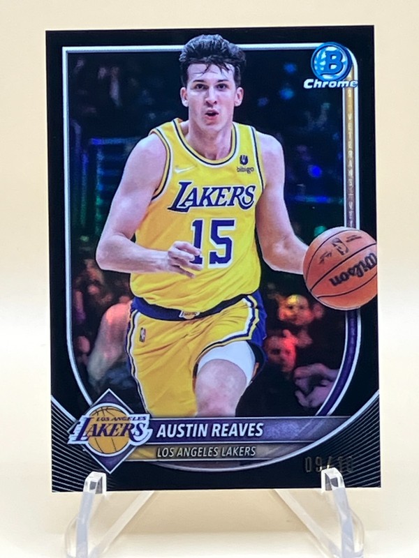 2025-26 Bowman Chrome Black Refractor 09/10 Austin Reaves #BCV-193
