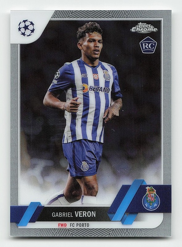 2022-23 Topps Chrome UEFA Club Competitions #76 Gabriel Veron RC
