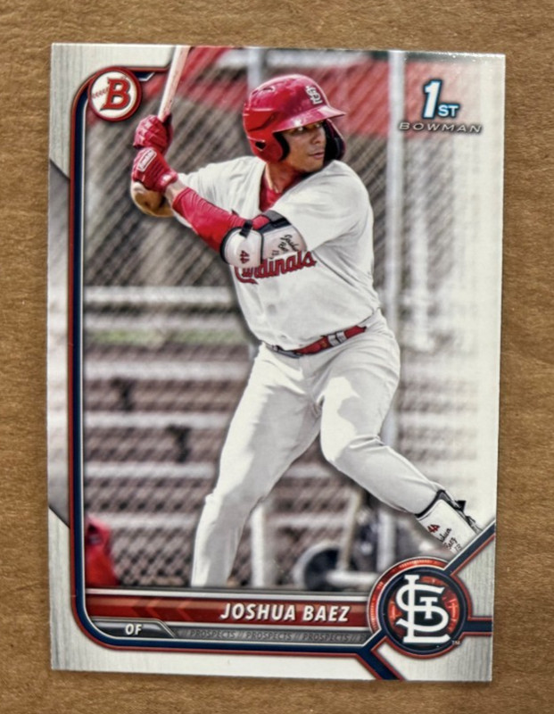 JOSHUA BAEZ – 2022 1st Bowman Prospects #BP-112 FS Qty