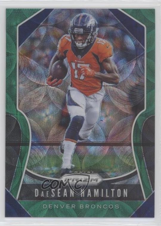 2019 Panini Prizm Green Scope Prizm 74/75 DaeSean Hamilton #201 9rc