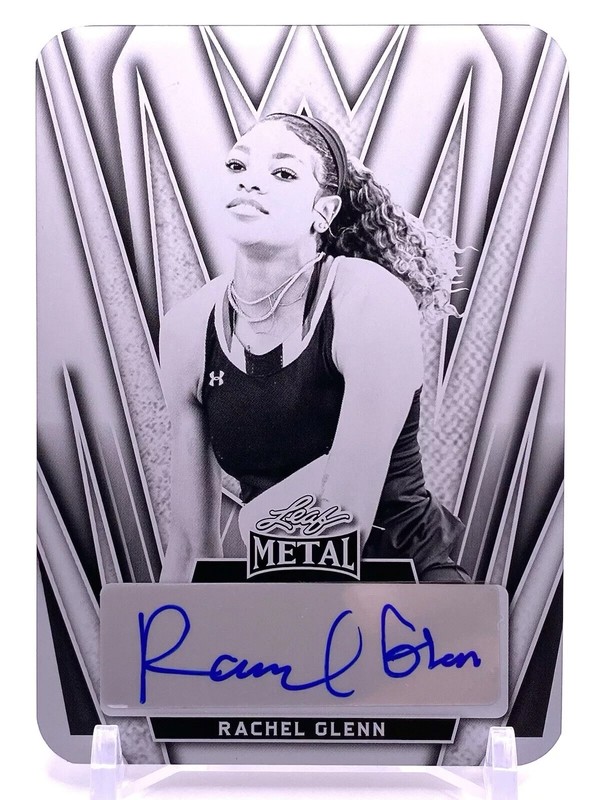 2024 Leaf Metal Women of Sport Auto RACHEL GLENN 1/1 Print-Used Plate #BA-RG1