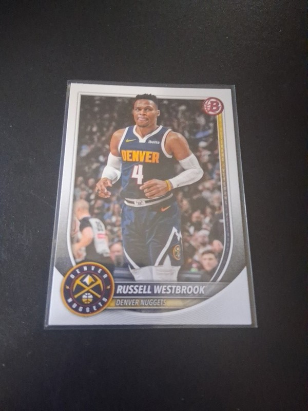 Topps Bowman Briefing Russell Westbrook #102 Denver Nuggets Basketball Card