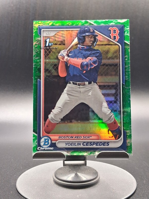 2024 Bowman #BCP-139 Yoeilin Cespedes Chrome Prospects Lunar Glow Refractors