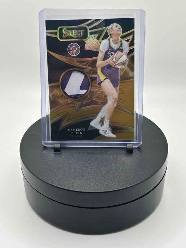 2025 Select WNBA Sparks Black Gold /5 Prizm Cameron Brink Sparks Patch