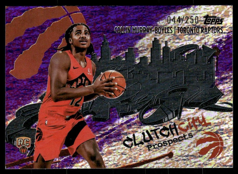 2025-26 Topps Clutch City Prospects Purple Holo Foil CC9 Collin Murray-Boyles250