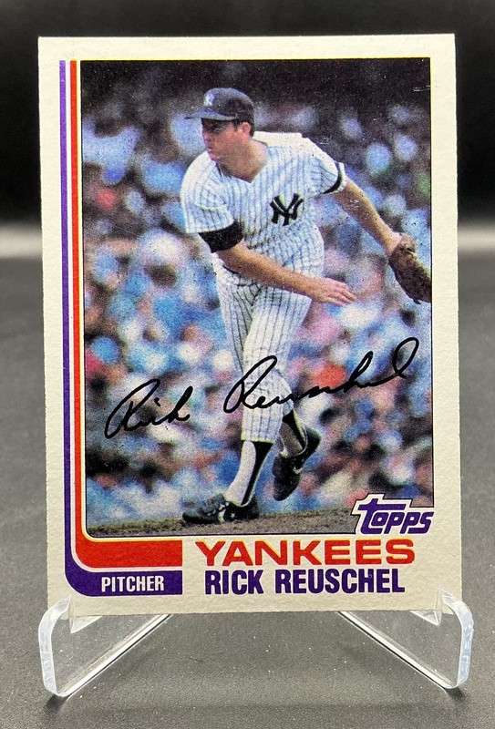 1982 Topps – Rick Reuschel #405 – New York Yankees
