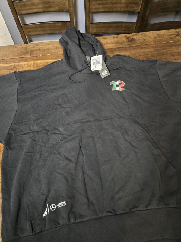 Adidas Mercedes AMG Petronas Formula One Team Kimi Antonelli Hoodie Size 2XL gallery