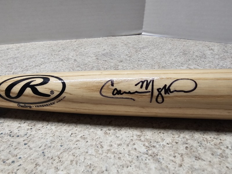Cameron Maybin San Diego Padres MLB Autographed Rawlings Souvenir Baseball Bat