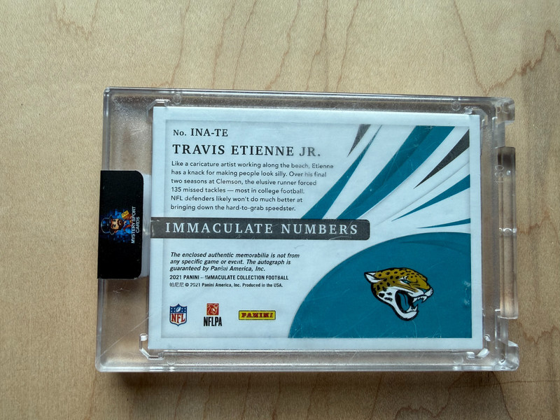 2021 Panini Immaculate Collection - Immaculate Signature Patches Rookie 6/18 gallery