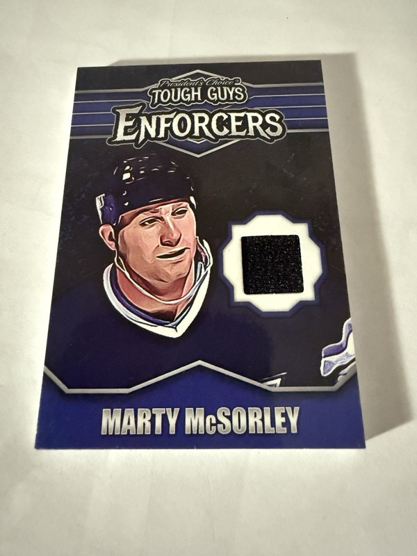 Presidents Choice Tough Guys “Enforcers” MARTY McSORLEY GU Patch /20 KINGS