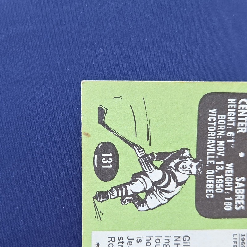 GILBERT PERREAULT - Topps 1970-71 Rookie #131 Buffalo Sabres NHL Card gallery