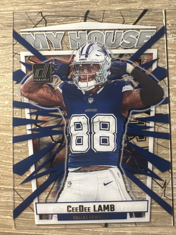 2024 Panini Clearly Donruss – CEEDEE LAMB – My House Acetate – Dallas Cowboys