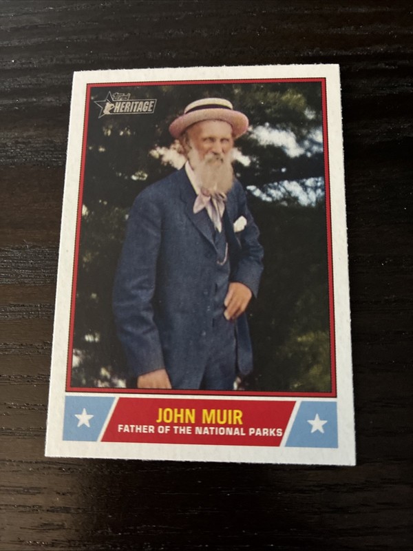2025 Topps Heritage – Notable Americans John Muir #NS-47