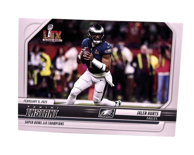 Jalen Hurts #3 Eagles 2024-25 Panini Instant Super Bowl LIX Champions MVP