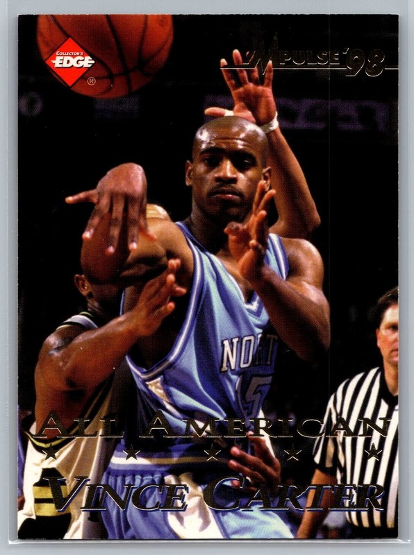 Vince Carter 1998-99 Collector’s Edge Impulse #45 All-Rookie NBA Team Raptors