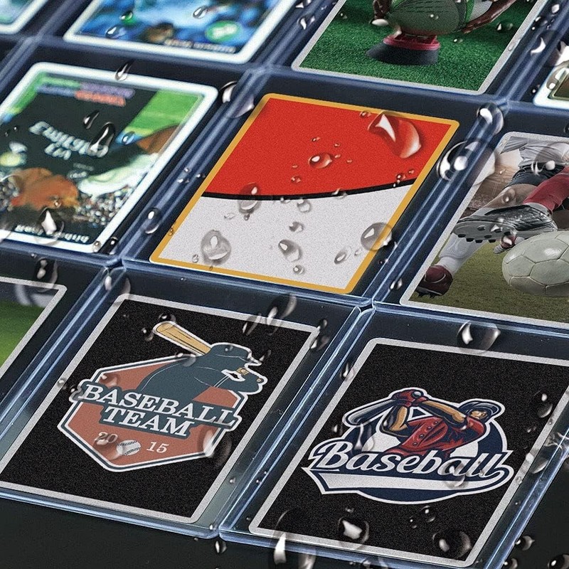 Trading Card Sleeves Hard Plastic Clear Case Holder 200 Baseball Cards Topload!! gallery