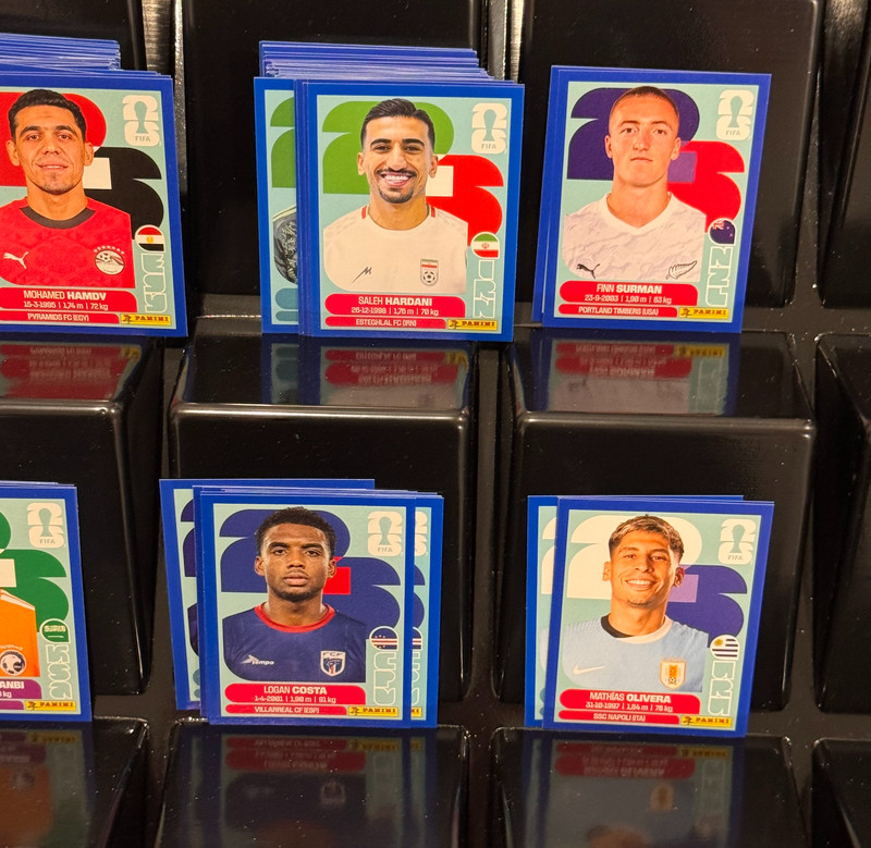 2026 Panini FIFA World Cup Sticker Blue Parallel Complete Lot Group G H I gallery