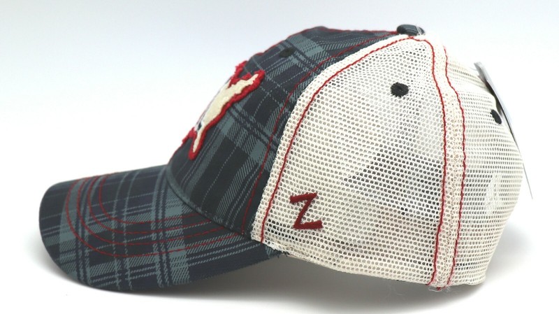 Arizona Wildcats UofA New Zephyr USA Plaid Blue Red White Mesh Dad Era Hat Cap gallery