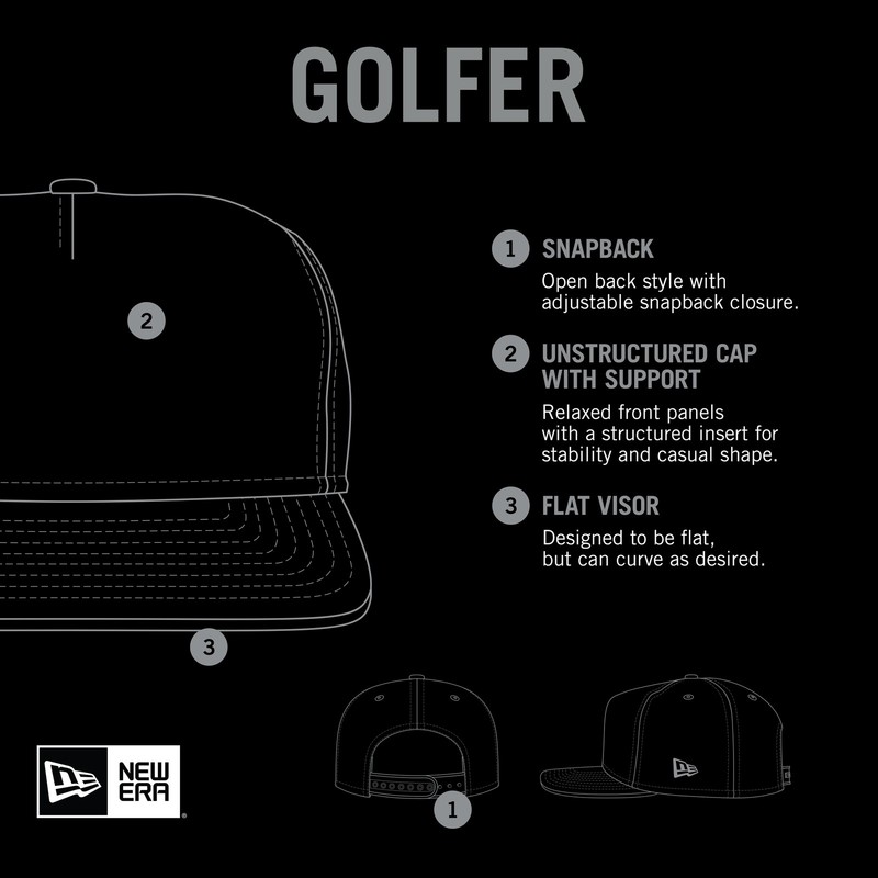 Men's New Era Black Los Angeles Angels Gummy Golfer Trucker Adjustable Hat gallery