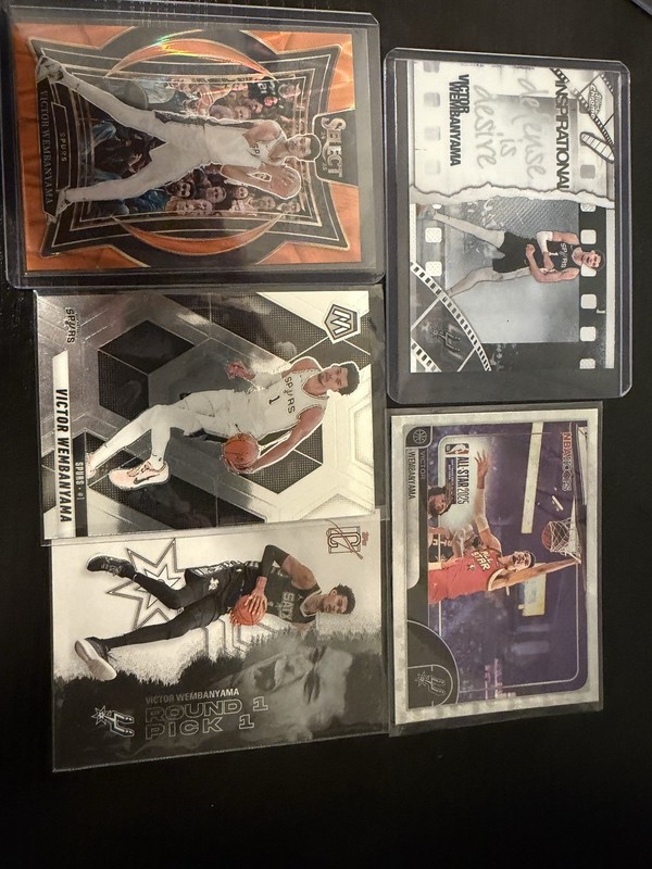 Victor Wembanyama Lot Orange Tectonic NBA Hoops Etc