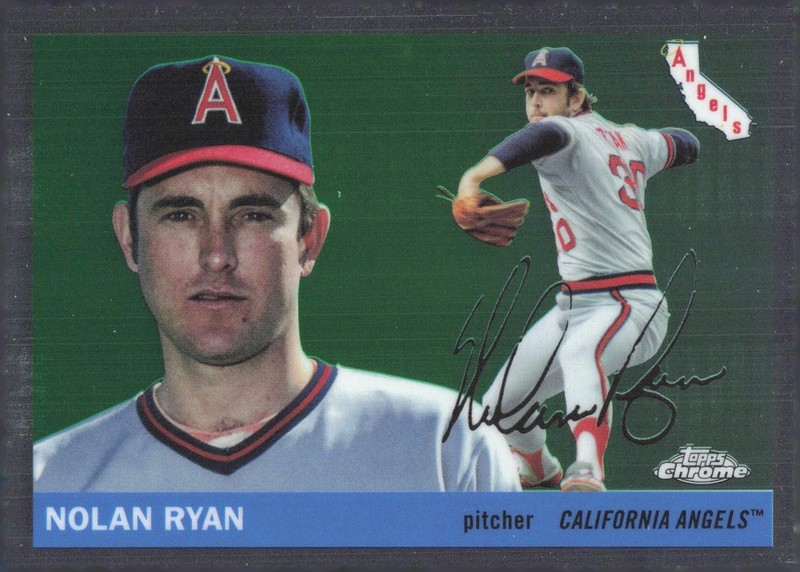 2025 Topps Chrome Platinum #398 – Nolan Ryan California Angels
