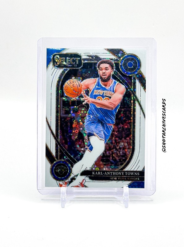 2024-25 Panini Select – Courtside Karl-Anthony Towns #226 White Disco Prizm /75