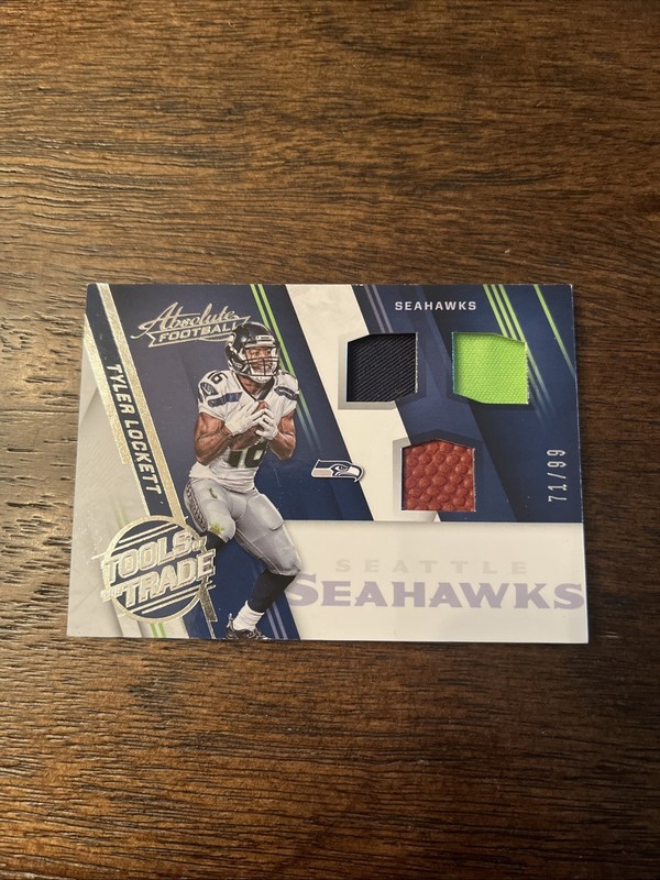 2016 Panini Absolute – Tools of the Trade Triple Tyler Lockett #21 /99 (MEM) NFL