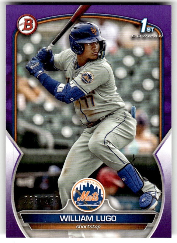 2023 Bowman William Lugo Prospects Purple #/250 #BP-141