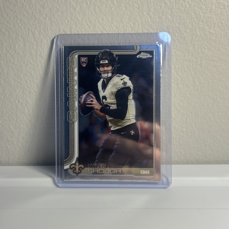 2025 Topps Chrome Tyler Shough #398 Base Rookie Saints