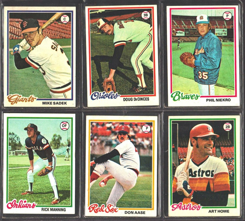 1978 Topps Baseball – Pick A Card #1-250 Flat Rate Shipping!
