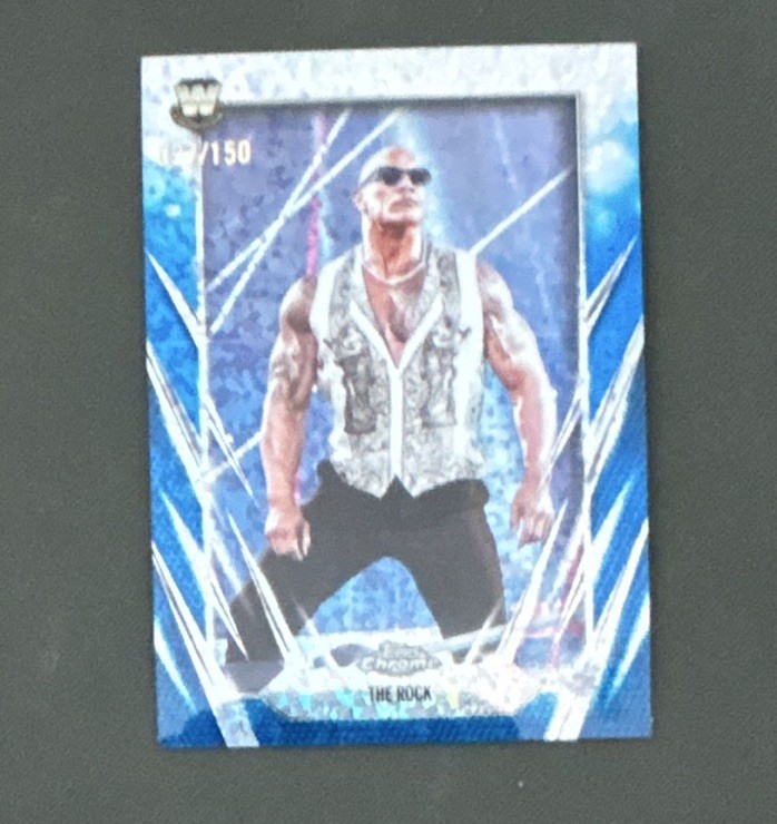 Topps 2015 WWE The Rock #1 Serial Numbered /150 Wrestling Trading Card