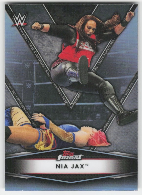 2021 Topps Finest WWE Sole Survivors Nia Jax #SS-9