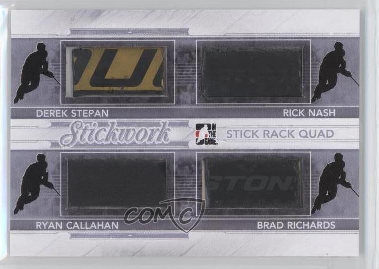 2013 ITG Stickwork Stick Rack Quad Silver /9 Derek Stepan Rick Nash #SRQ-12 2d8