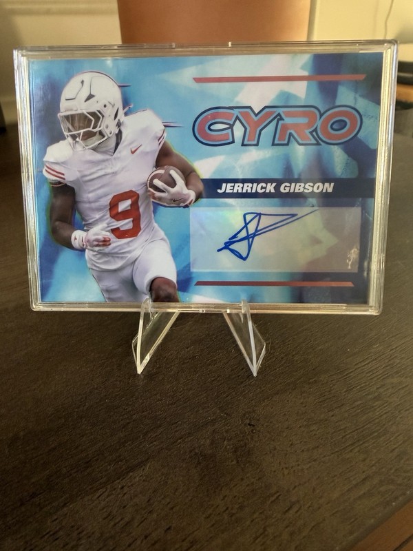 2025 Pulse Drift Cyro Jerrick Gibson Auto Blue /20 Ohio State RB SP