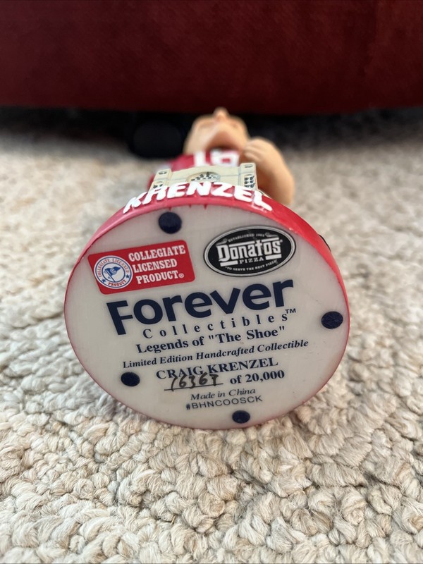 Craig Krenzel #16 “SIGNED” Ohio State Forever Collectibles “The Shoe” Bobblehead gallery